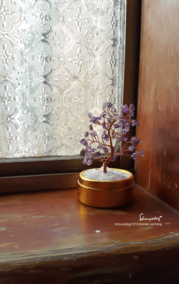 【財神小舖】含開光的招財小物 精巧水晶發財樹