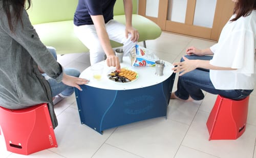 【生活用品】輕巧的時尚 好提的座椅 PATATTO 日本折疊椅