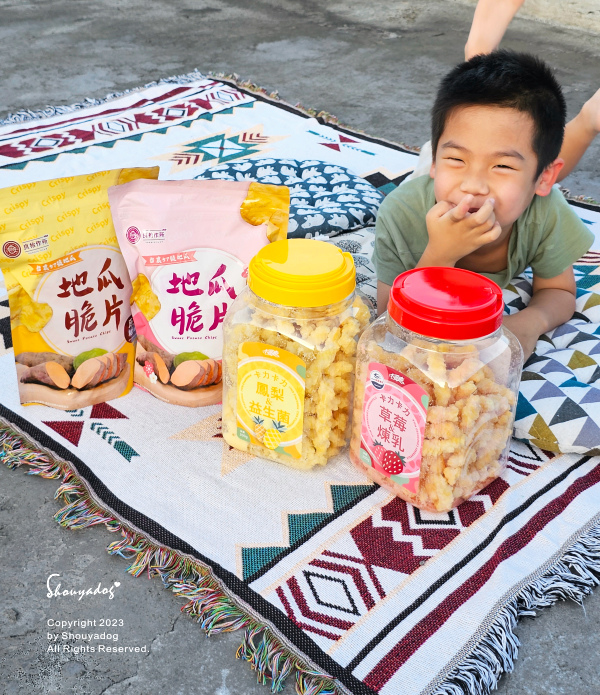 【餅乾零食】大眼蝦X飛燕煉乳 聯名新發售 卡力 地瓜脆片 野