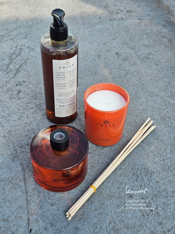 【PRIJA 沛嘉】活力人蔘髮膚沐浴洗髮露 木質檀香室內擴香