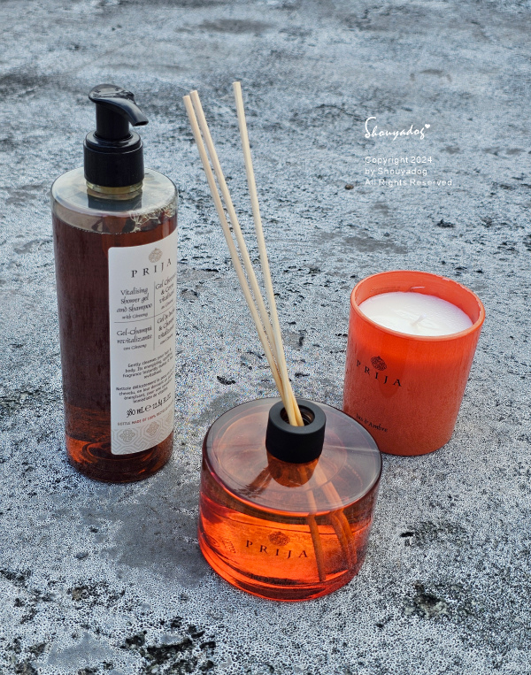 【PRIJA 沛嘉】活力人蔘髮膚沐浴洗髮露 木質檀香室內擴香