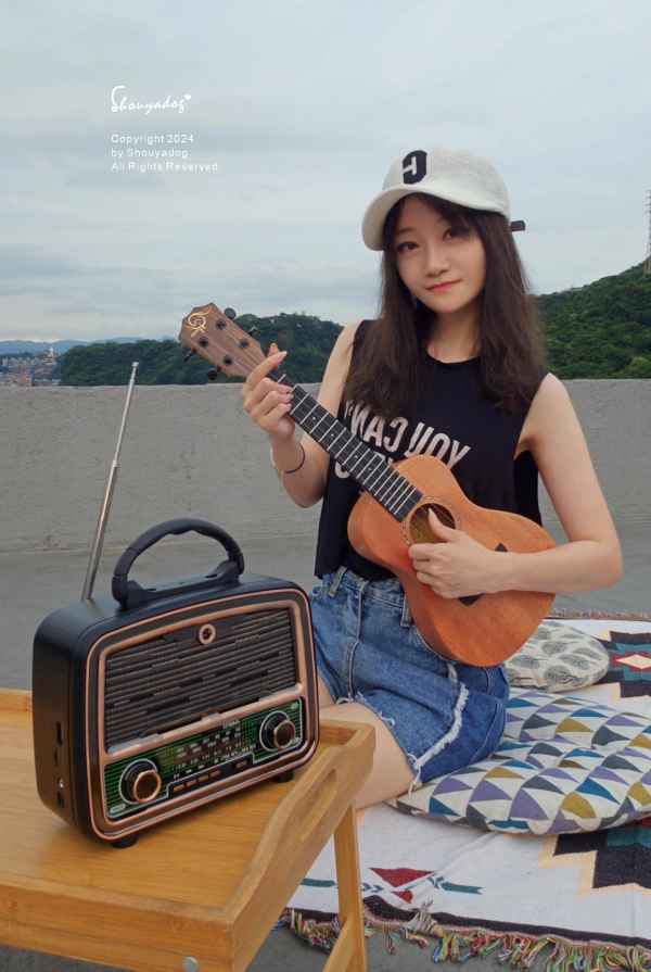 【3C周邊】E-books 中景科技 懷舊時光多功能藍牙喇叭