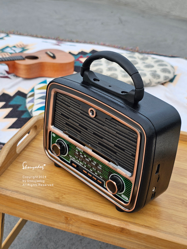 【3C周邊】E-books 中景科技 懷舊時光多功能藍牙喇叭