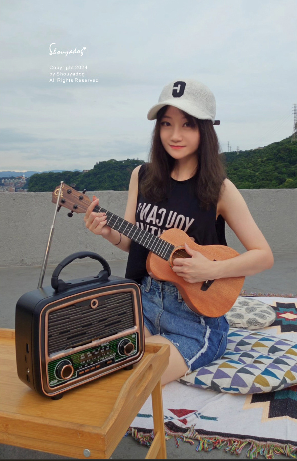 【3C周邊】E-books 中景科技 懷舊時光多功能藍牙喇叭