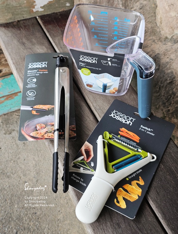 【廚房用具開箱】JosephJoseph評價 二合一量杯組 