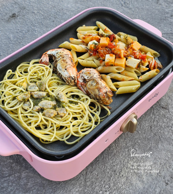 【廚房家電】only多功能不沾復古電烤盤赫本粉