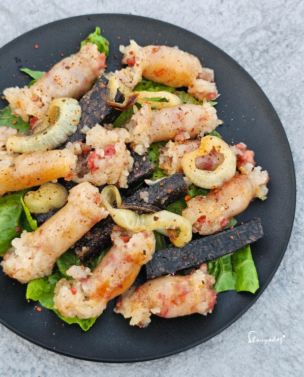 【團購優惠】三聲買 輕鬆上菜餐桌料理 一口蒜味米香腸 辣個雞