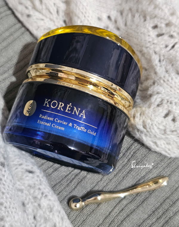 KORENA珂蕾娜 璀璨時空魚子金萃精華X璀璨時空小藍鑽晚霜