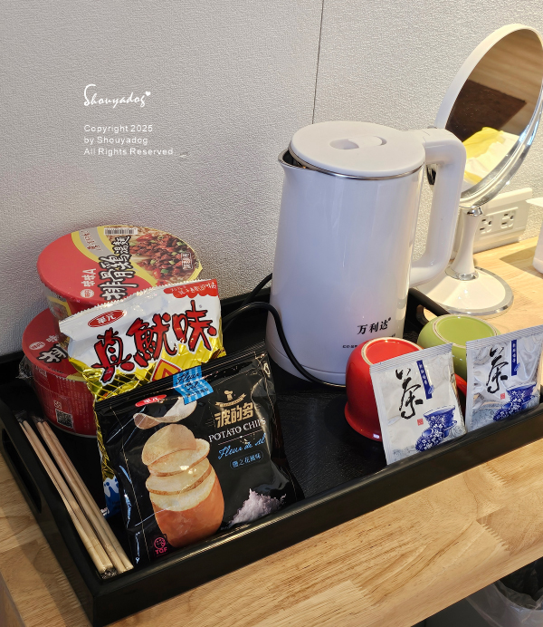 基隆中華郵輪文旅-海洋廣場海景房-泡麵零食