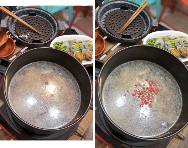 億昌油廠 北港六十年老店|台灣必買傳統伴手禮|限量黑麻油禮盒X麻油底潤膚膏 - 第14張圖 麻油雞湯-在一陣純米酒的微煮之後,就可以置入大量的水一起燉煮,枸杞可以在起鍋前五分鐘加