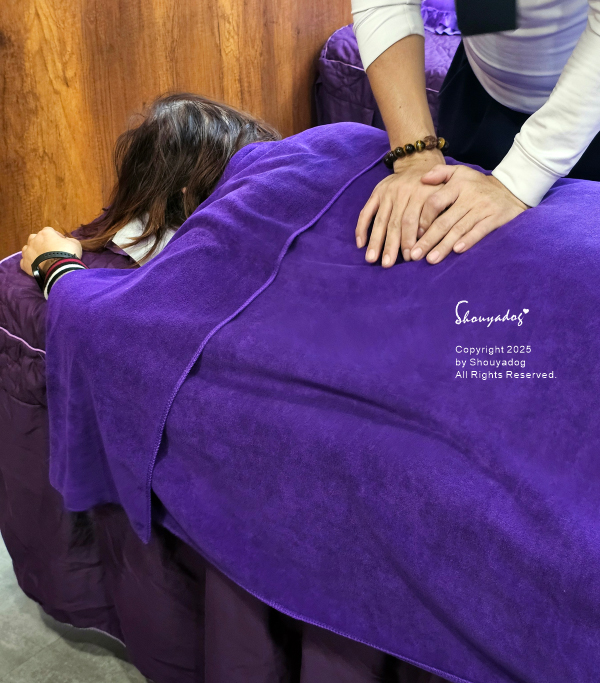 基隆鋼刀深層按摩體驗-中華郵輪文旅特色服務-趴著