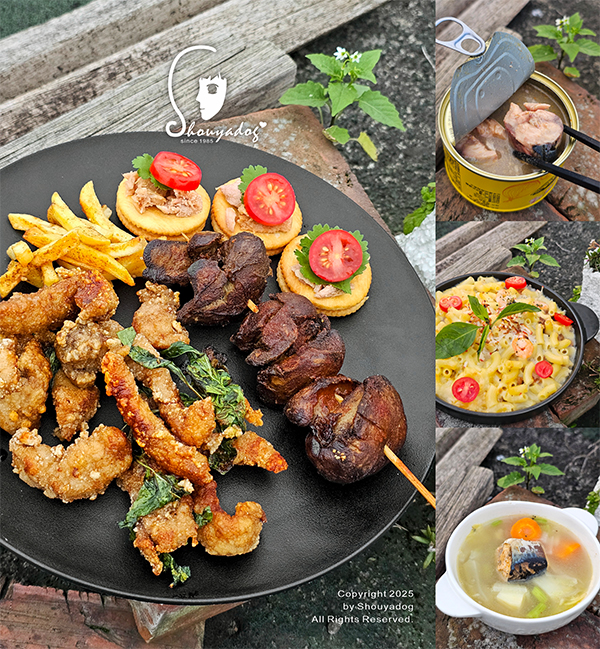 微醺的肌肉男咬勁|用 Howmama 罐頭變出一桌法式私廚料理! - 第1張圖 天台午后微醺餐桌,Howmama 罐頭私廚料理一桌好菜-shouyadog