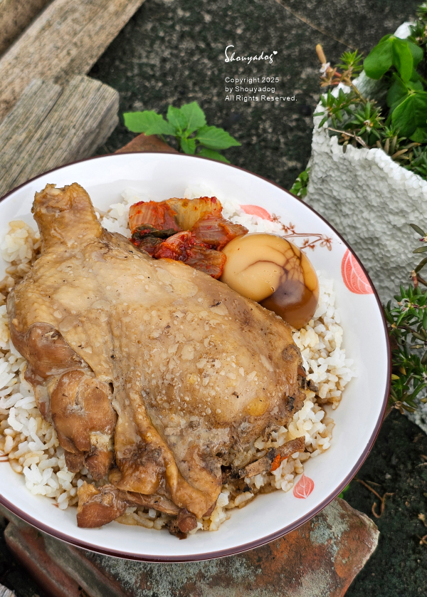 大大的雞腿-蓋飯-讓人口水直流