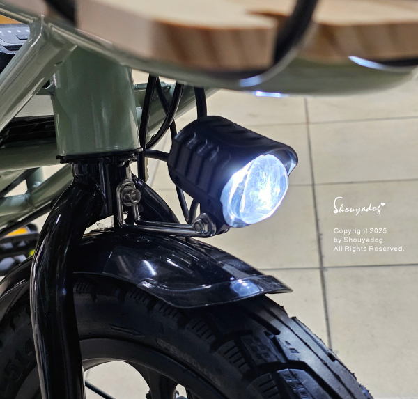 CyberCycle Antelope 小羚羊 多功能親子電輔車|小個子也能輕鬆駕馭的雲朵坐騎 - 第14張圖 安全照明燈-Antelope36V