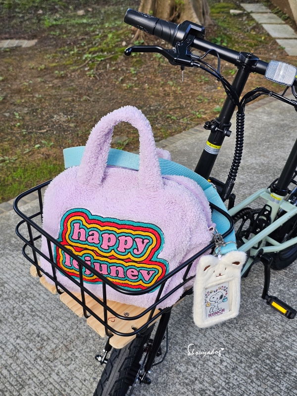 CyberCycle Antelope 小羚羊 多功能親子電輔車|小個子也能輕鬆駕馭的雲朵坐騎 - 第11張圖 電輔車置物籃空間-CyberCycle小羚羊大容量籃子-放大包包