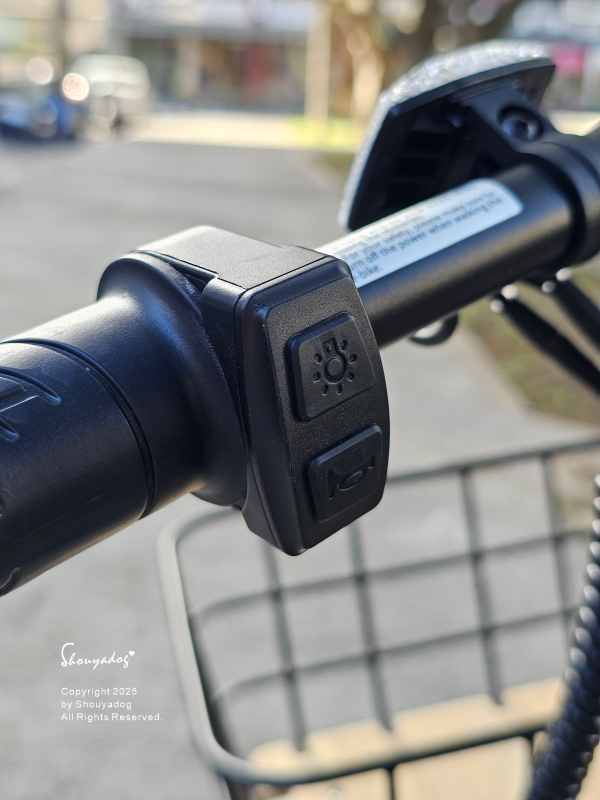 CyberCycle Antelope 小羚羊 多功能親子電輔車|小個子也能輕鬆駕馭的雲朵坐騎 - 第7張圖 CyberCycle小羚羊電輔車-喇叭和照明按扭-Antelope36V