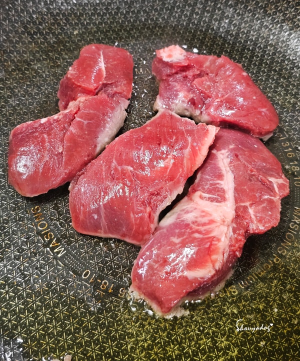 光榮發食品-紅龍鮮嫩板腱牛-下鍋