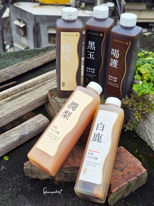 全聯必買O卡桑木耳露五種口味全開箱