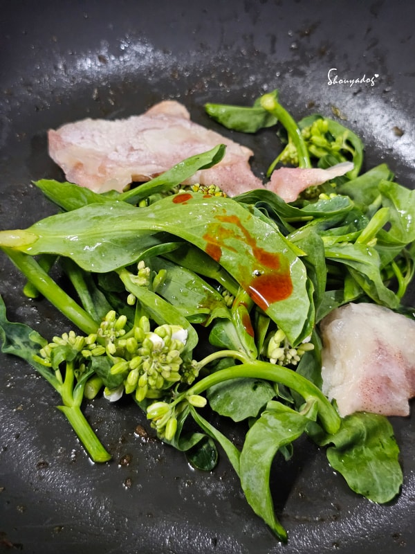 椰汁辣椒炒醬料理-泰式炒海鮮-章魚嘴芥菜花食譜