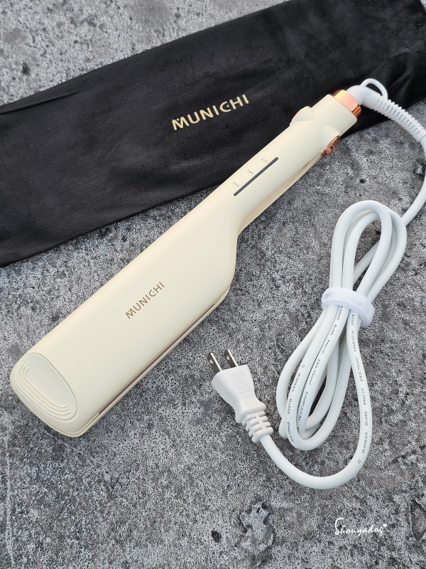 MUNICHI 沐尼黑美髮器評價|無線溫控離子夾與負離子蛋捲夾實測:出國旅遊必備,手殘也能夾出的慵懶水波紋! - 第18張圖 負離子水波紋蛋捲夾-25mm-手殘救星-實測
