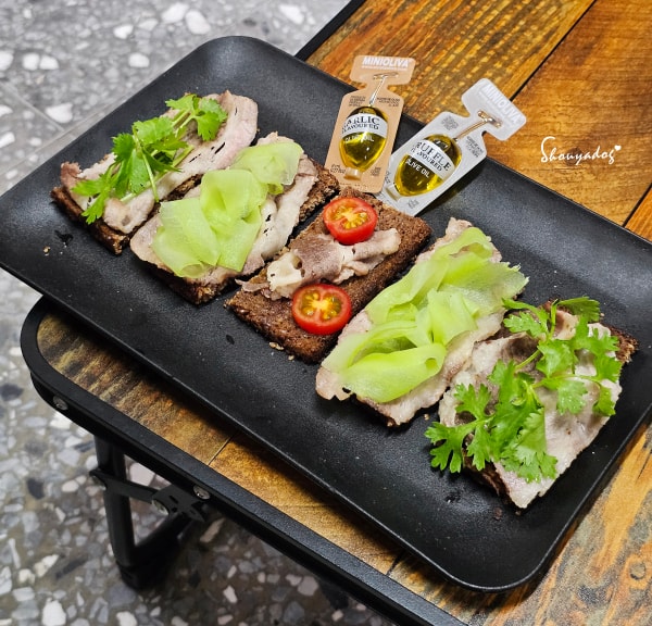 簡約版Smørrebrød-Minioliva隨身包橄欖油-野餐露營便利醬料推薦