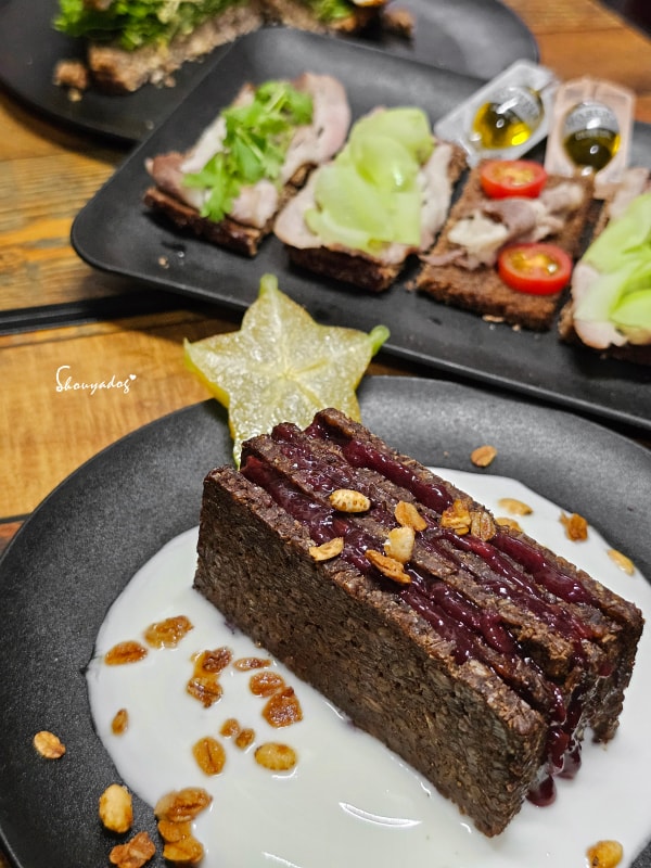 D'arbo櫻桃果醬與德國麵包堆疊的千層甜點-野餐輕食甜點大合照