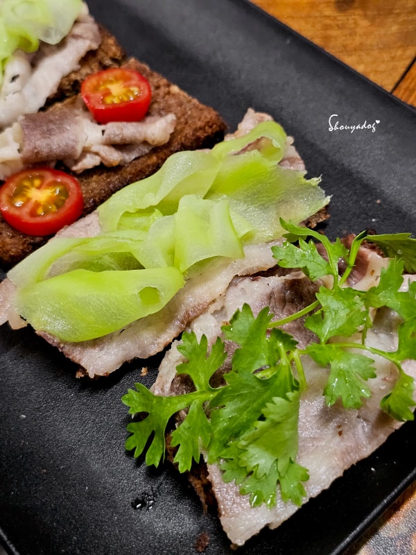 簡約版Smørrebrød-特寫