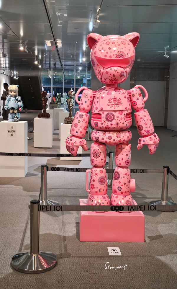 台北101潮流打卡展覽-方文山數位藝術宇宙限量潮流公仔作品-樂