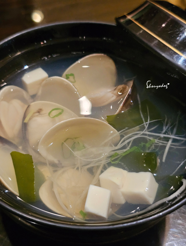 台北日式無菜單推薦-心月懷石-蛤蠣湯-特寫