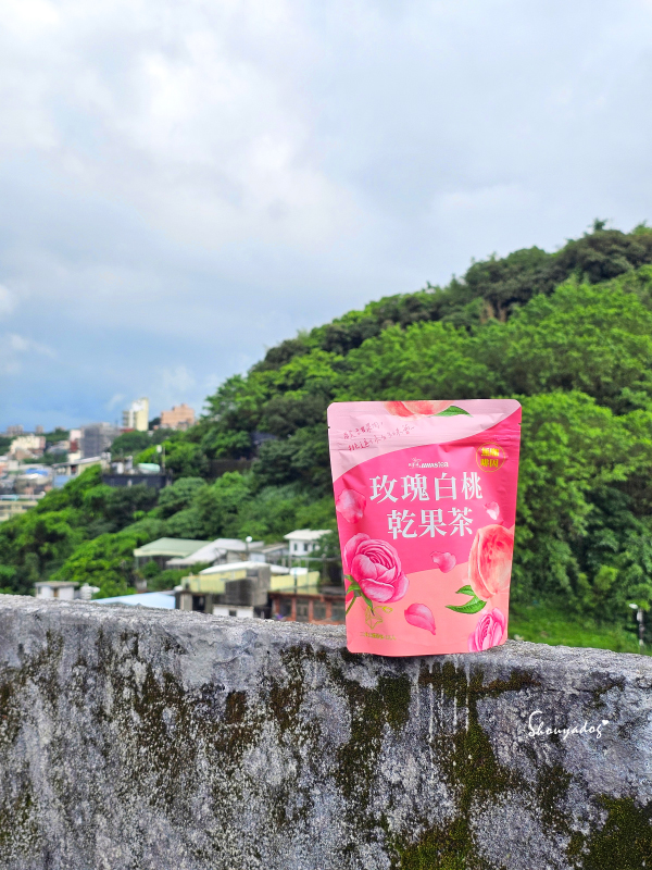 無咖啡因茶包推薦-阿華師玫瑰白桃乾果茶-包裝