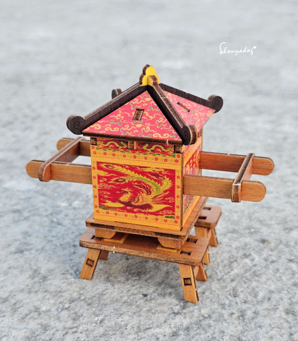 媽祖文創商品推薦｜玄奘文化出版：小神轎DIY立體模型組，超可愛的祈福文創商品開箱