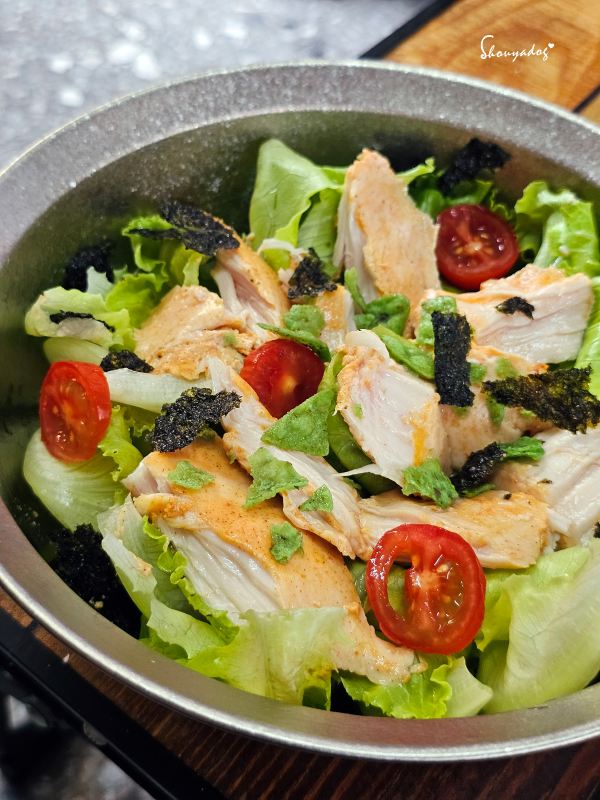 覓饕肉鋪低溫舒肥肉品:手撕多汁雞胸肉沙拉、法國麵包夾心、帶皮的Q彈雞腿飯 - 第4張圖 舒肥雞胸肉料理食譜-覓饕肉鋪紐奧良雞胸肉沙拉多力多滋碎片-一碗