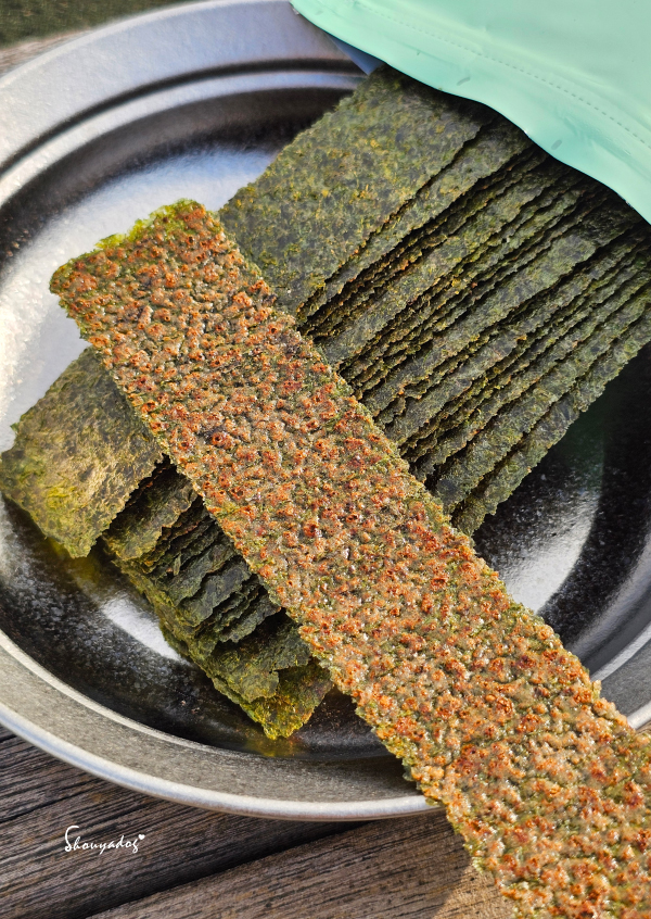 追劇零食團購推薦-琉宇醬選厚切海苔-特寫